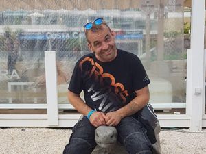 Supporting image for story: Murdered man's wife can't visit hometown as she struggles to come to terms with his death