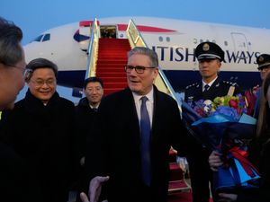 Supporting image for story: Sir Keir Starmer arrives in China in first visit by British PM since 2018