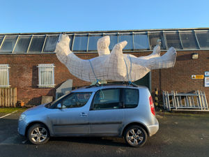 Clarion the Polar Bear by Bamber Hawes. Picture: Andrew Fusek Peters