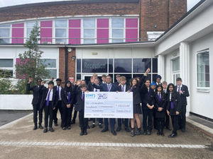 Supporting image for story: Sandwell school hopes football can still come home as pupils take part in sponsored walk for new pitch