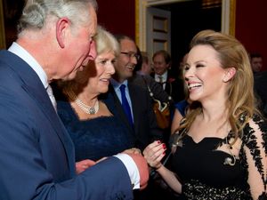 The King with Australian pop singer Kylie Minogue