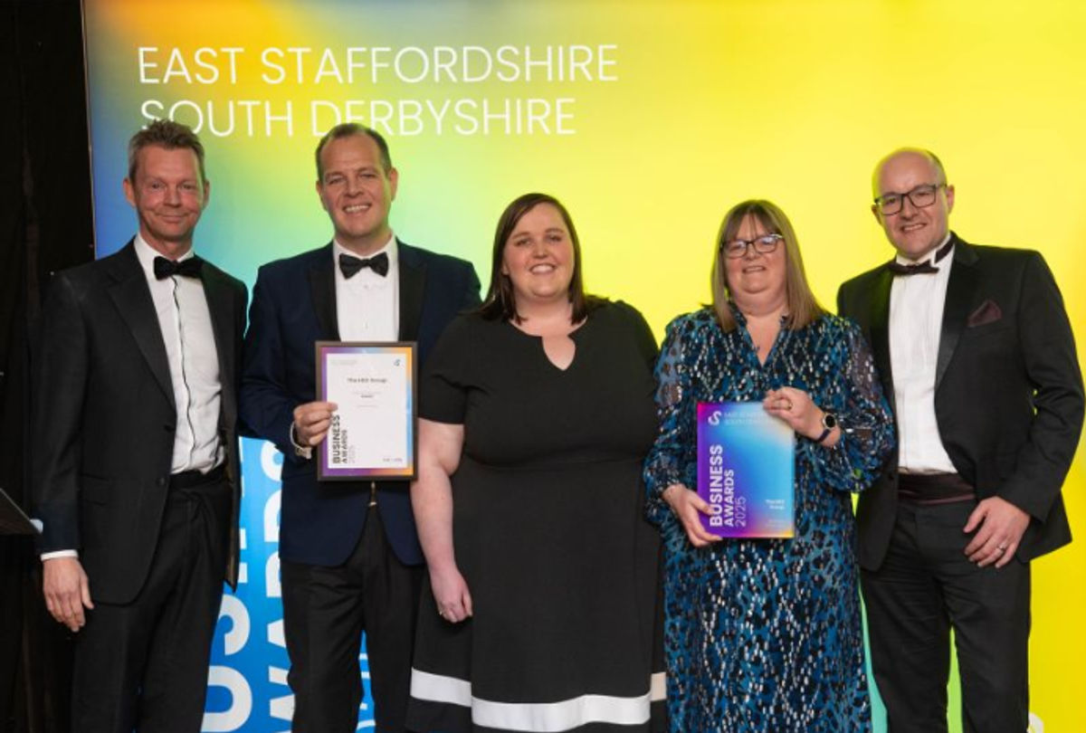 The HEX Group wins the &lsquo;ultimate award&rsquo;, earning &lsquo;Business of the Year&rsquo; title at the East Staffordshire and South Derbyshire Awards