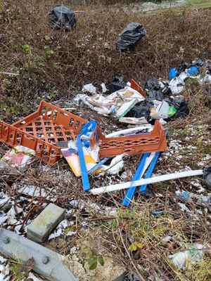 Rubbish dumped by fly-tipper in Walsall. Photo: Walsall Council;