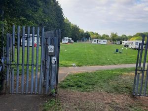Supporting image for story: Travellers evicted from Shrewsbury park after father bitten by dog