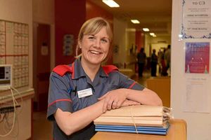 Matron Rachel Tomkins, who has been with the Trust for 17 years