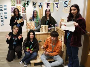 Supporting image for story: Festive gifts on offer at college Christmas Fair