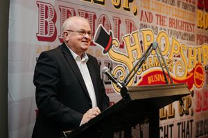Carl Jones, Business Awards master of Ceremonies, at the announcement event. Picture: Jamie Ricketts