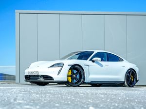 Supporting image for story: First Drive: The Porsche Taycan Turbo S is an electric four-door with ballistic performance