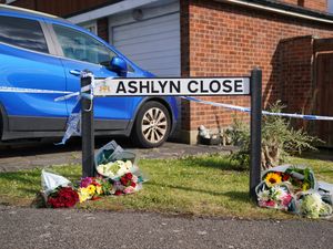 A view of the scene in Ashlyn Close, Bushey