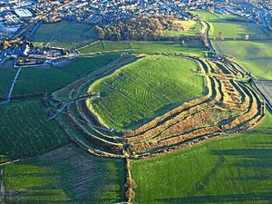 Supporting image for story: Shropshire Star comment: Hillfort is a source of inspiration