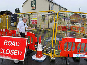 Supporting image for story: Wednesbury sinkhole causing chaos for pub's trade