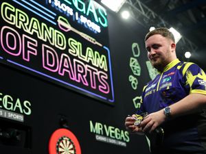 Supporting image for story: Luke Littler safely through ahead of final group game in Wolverhampton