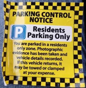 The parking notice that is available online. Picture: West Mercia Police. 