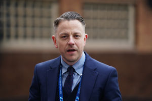 British Transport Police Detective Chief Inspector Paul Attwell issues a statement outside Coventry Police Station after asylum seeker Deng Chol Majek was jailed for life with a minimum term of 29 years for murdering hotel worker Rhiannon Whyte on a railway station platform in Walsall in October 2024. Photo: Jacob King/PA Wire
