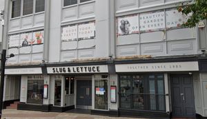 A knife was recovered by staff at the Slug and Lettuce in Queen Square, Wolverhampton. Photo: Google