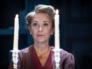 Tracy-Ann Oberman in The Merchant of Venice 1936