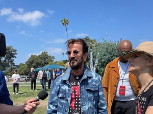 Supporting image for story: Ringo Starr: I caught ‘flashes’ of son Zak Starkey’s show at Glastonbury