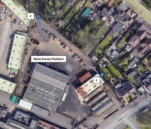 Middlemore Lane, Aldridge, development of 22 industrial units on hold over potential bat habitat. Screen shot taken from Kedd Ltd design and access statement. From Google Earth,
