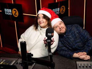 Ruth Jones and James Corden