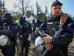 Serbia Protest Tensions