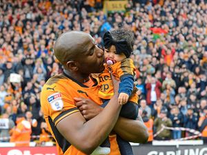 Supporting image for story: Benik Afobe thrilled to cap Wolves return with promotion