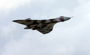 The Vulcan impresses crowds at the Cosford Air Show last year