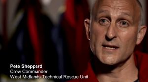 Pete Sheppard said it was unnerving being so close to the bomb