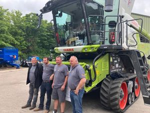 The team ahead of the challenge