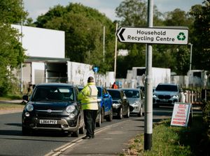 Supporting image for story: Traffic jam as Telford recycling centre opens for first time in over a month