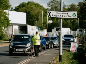 Supporting image for story: Traffic jam as Telford recycling centre opens for first time in over a month