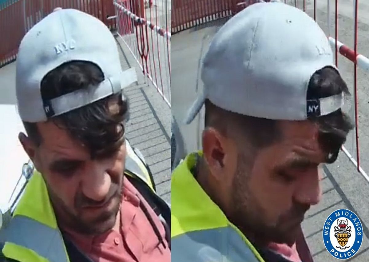 Have you seen man wanted after theft at a factory in Smethwick