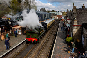 Severn Valley Railway annual Spring Steam Festival at Bridgnorth Station