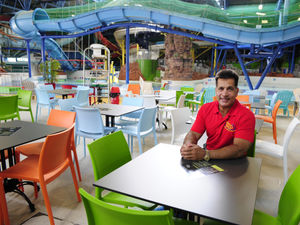 Supporting image for story: How Waterworld boss went from failing exams in Telford to being worth £100 million