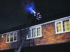 Supporting image for story: PICTURED: Firefighters tackle Walsall chimney fire