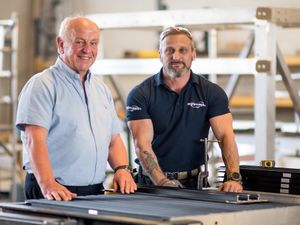 Aviramp CEO Graham Corfield and Market Drayton veteran Stephen Kemp