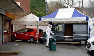 The scene of the killing