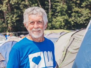 Supporting image for story: WaterAid volunteer says he lent a hand to Glastonbury’s original Pyramid Stage