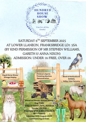 Hundred House show's programme for 2025