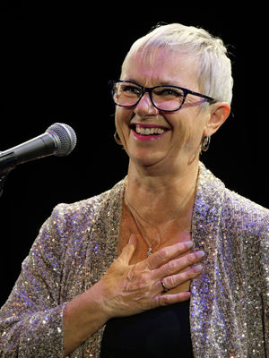 Christine Collister in concert at The Edge Arts Centre, Much Wenlock on Friday. Photo: Tom Foxall