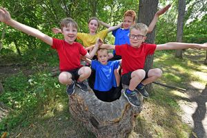 Children at Prees CofE Primary School near Whitchurch