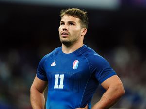 Antoine Dupont in action for France in the rugby sevens at the 2024 Paris Olympics