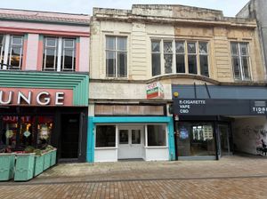 The vacant building is in a prominent position on Dudley Street