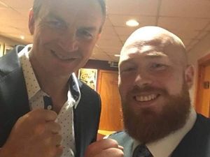 Supporting image for story: Richie Woodhall is asking fans to help save the life of fellow Telford boxer Liam Davies's mother. Here's how