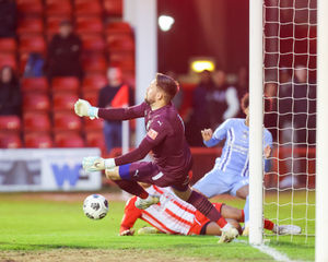 Stourbridge's goalkeeper Jon Flatt (Stu Leggett)