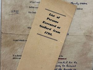 Supporting image for story: Gruesome glimpse into Stafford’s past comes under the hammer