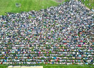 Eid celebrations at Small Heath Park, Birmingham. March 20, 2026. 