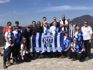 Supporting image for story: Julia Regis: Cyrille got me through gruelling trek across Great Wall of China