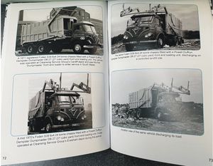 1960's front end loading mobile compaction vehicles.