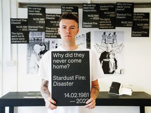 Supporting image for story: Family loss in Stardust tragedy inspires student’s art showpiece