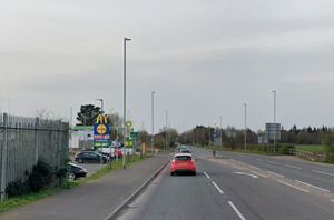 A temporary speed limit of 30mph will be in place along the A41 in Newport for around two months. Photo: Google